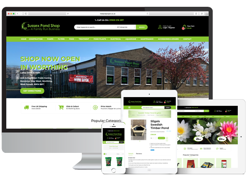 Sussex Pond Shop Magento 2 E-Commerce